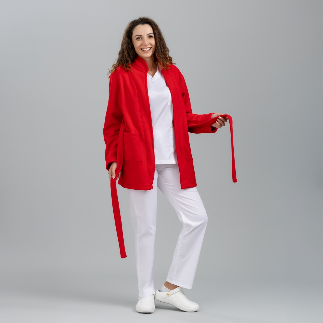 Halat medical fleece/polar - Imbracaminte de protectie Halat medical fleece/polar - Imbracaminte de protectie