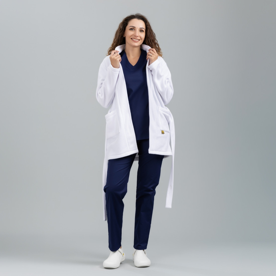 Halat medical fleece/polar - Imbracaminte de protectie Halat medical fleece/polar - Imbracaminte de protectie