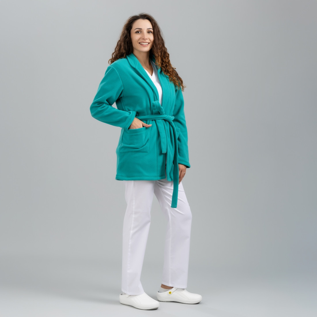 Halat medical fleece/polar - Imbracaminte de protectie Halat medical fleece/polar - Imbracaminte de protectie