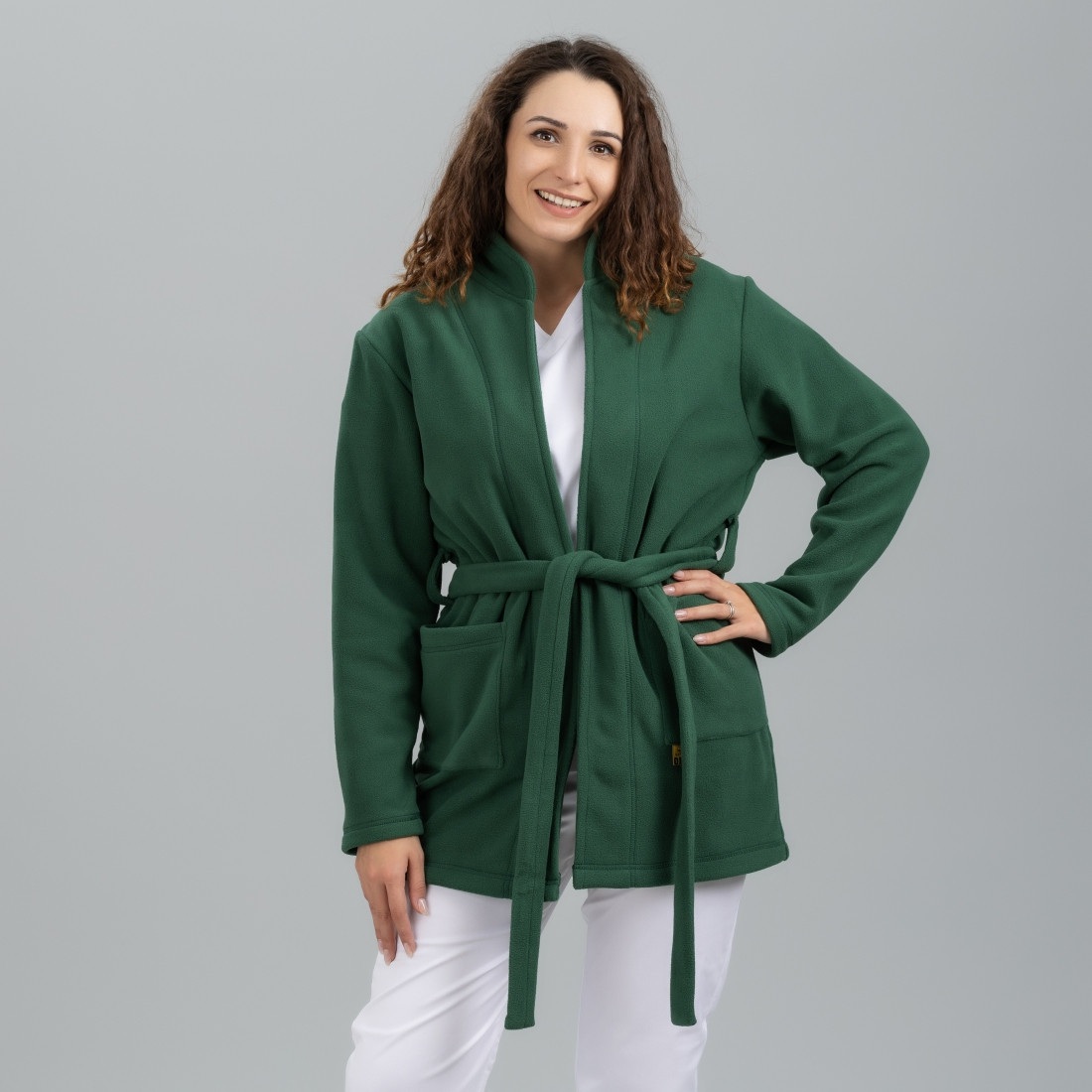 Halat medical fleece/polar - Imbracaminte de protectie Halat medical fleece/polar - Imbracaminte de protectie