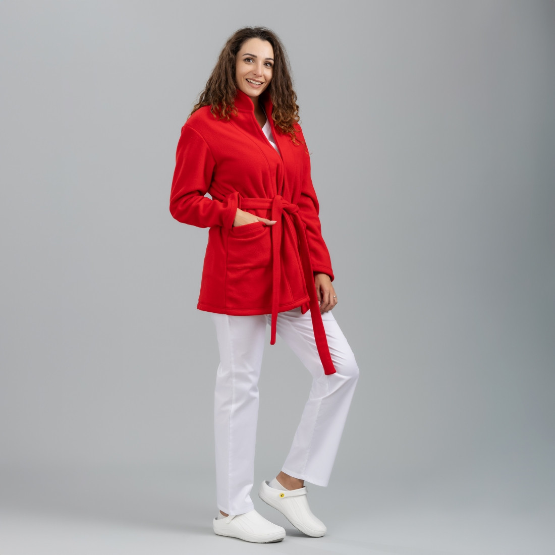 Halat medical fleece/polar - Imbracaminte de protectie Halat medical fleece/polar - Imbracaminte de protectie