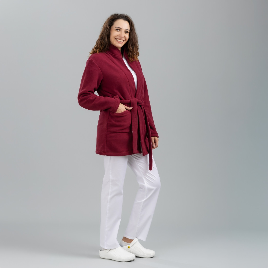 Halat medical fleece/polar - Imbracaminte de protectie Halat medical fleece/polar - Imbracaminte de protectie