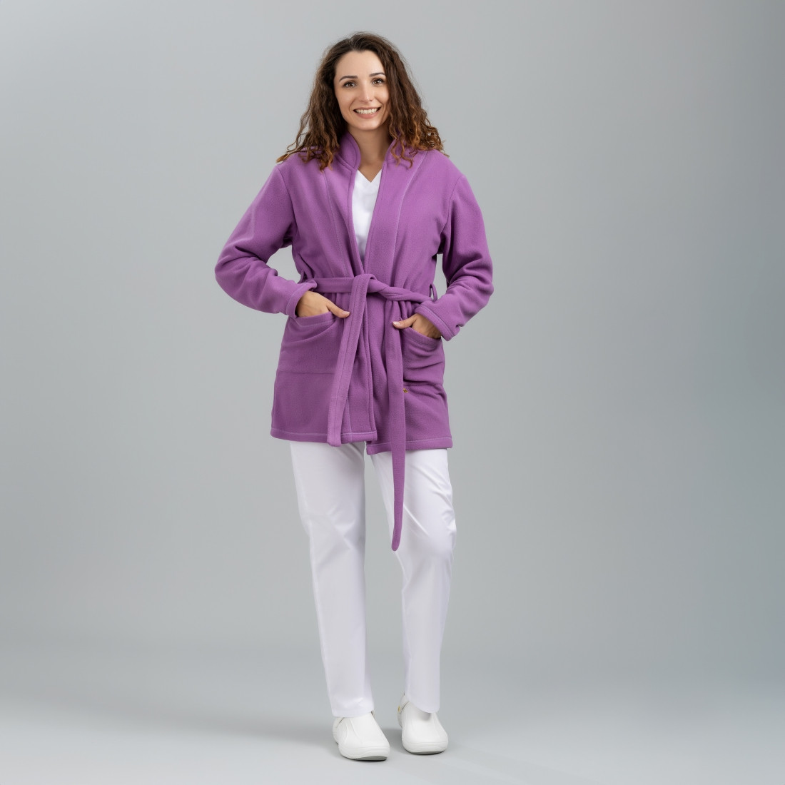 Halat medical fleece/polar - Imbracaminte de protectie Halat medical fleece/polar - Imbracaminte de protectie