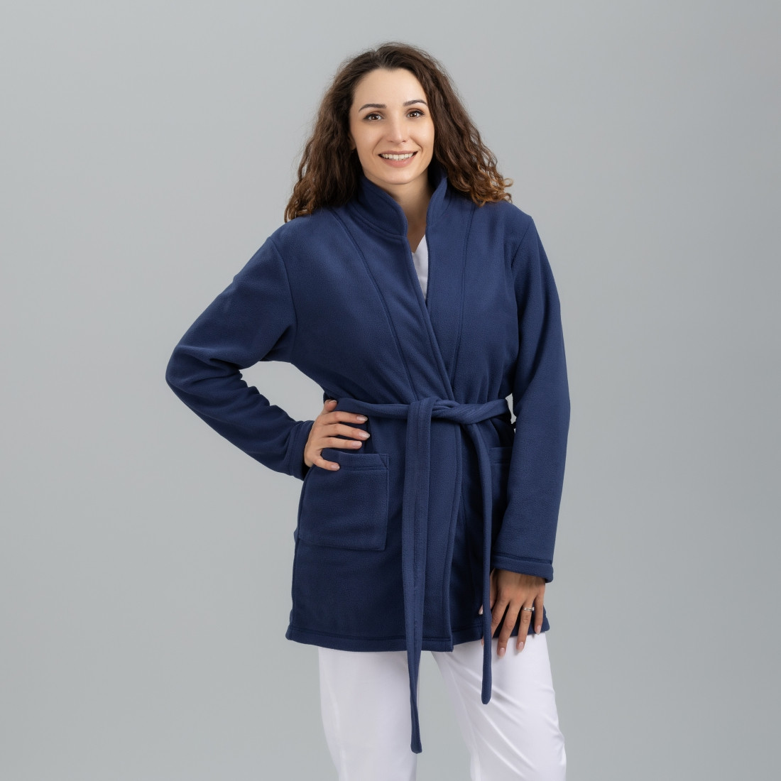Halat medical fleece/polar - Imbracaminte de protectie Halat medical fleece/polar - Imbracaminte de protectie