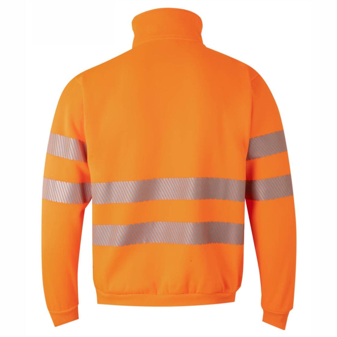 Bluzon HiVis cu fermoar 1/4 și benzi segmentate - Imbracaminte de protectie
