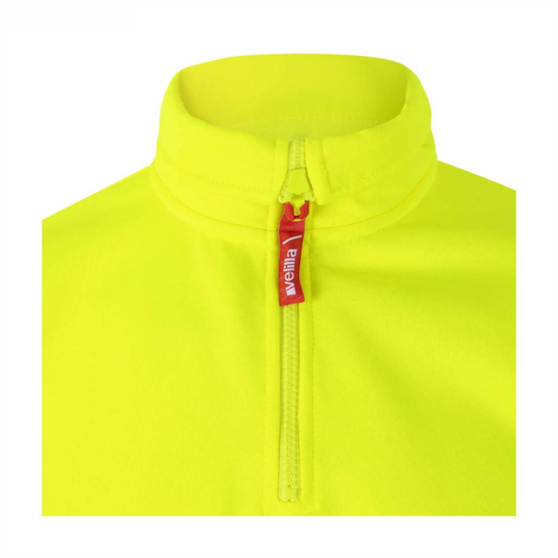 Bluzon HiVis cu fermoar 1/4 și benzi segmentate - Imbracaminte de protectie