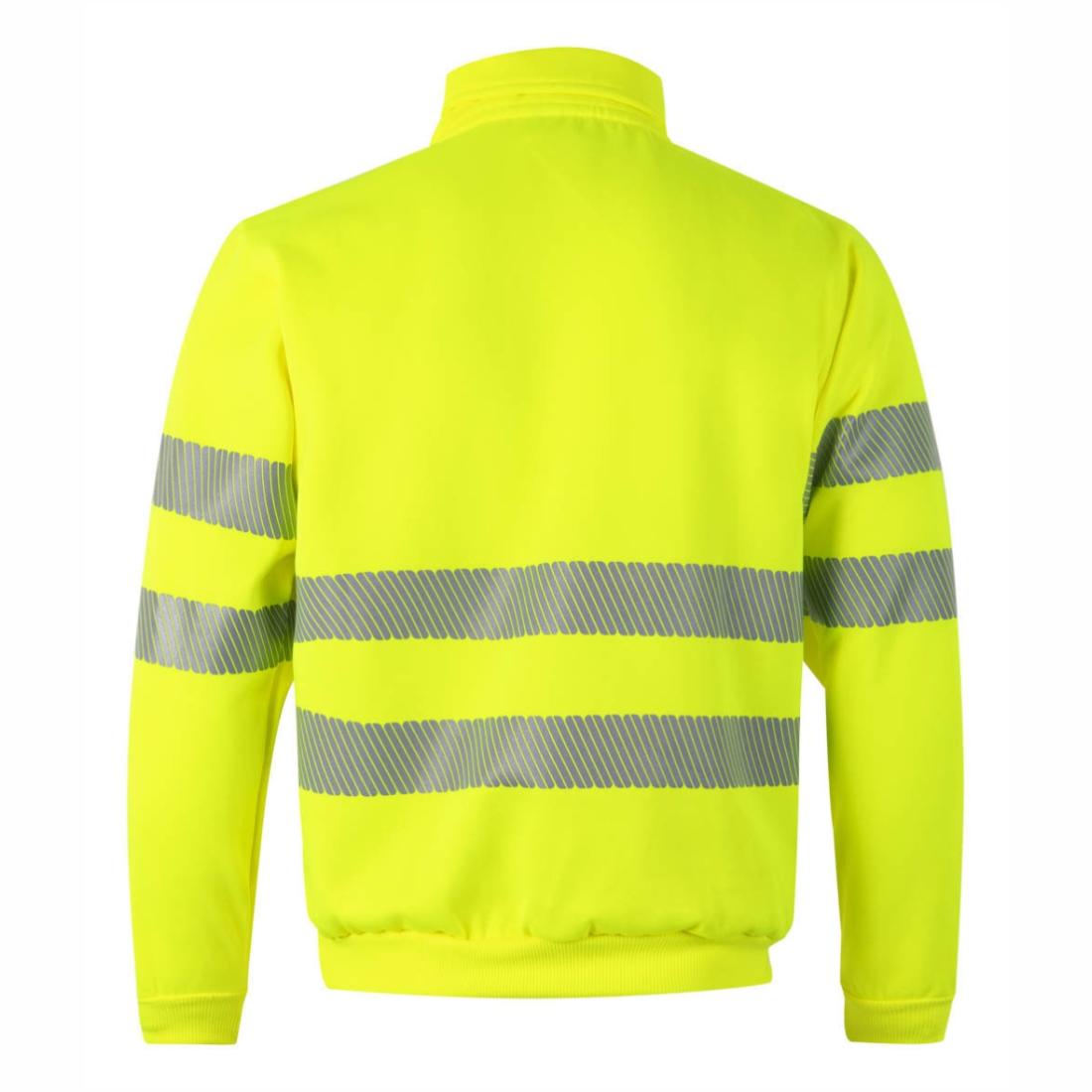 Bluzon HiVis cu fermoar 1/4 și benzi segmentate - Imbracaminte de protectie