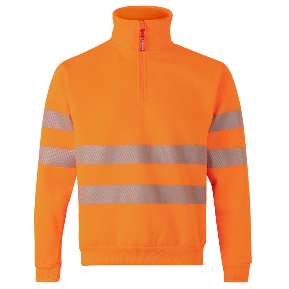 Bluzon HiVis cu fermoar 1/4 și benzi segmentate - Imbracaminte de protectie