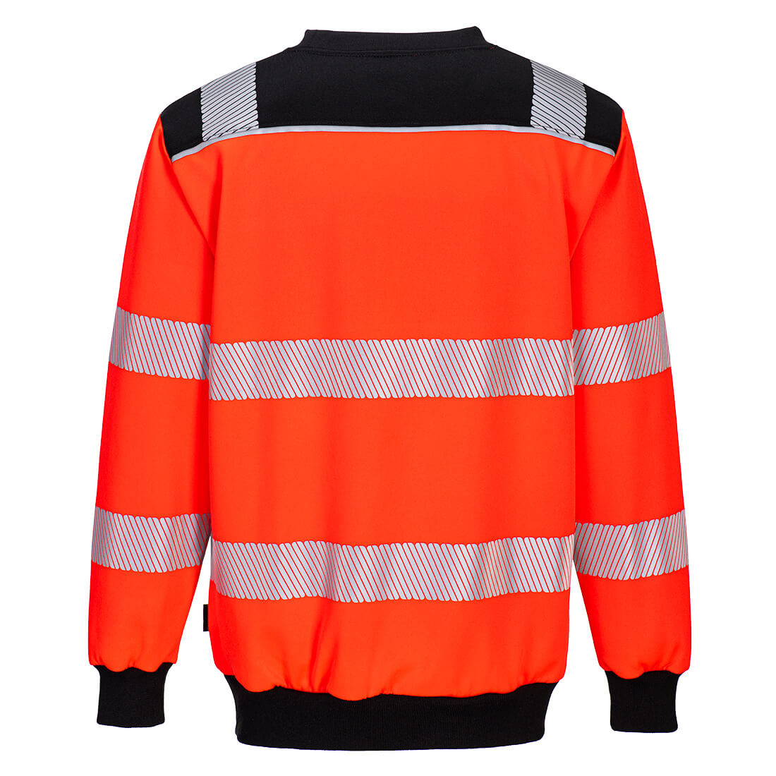 PW3 Hi-Vis Crew Neck Sweatshirt - Safetywear