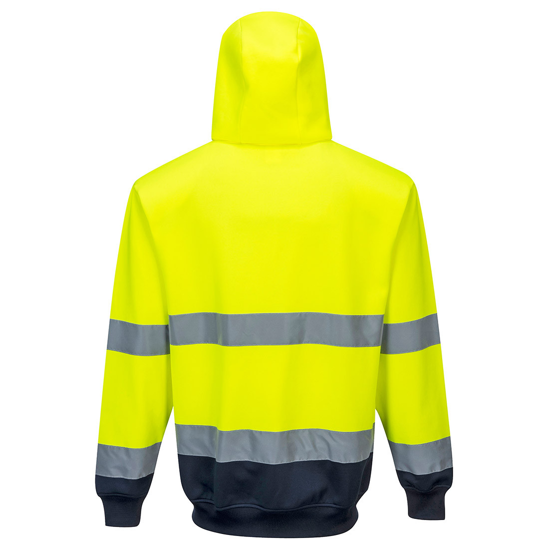 Felpa Bicolore con cappuccio e zip intera Hi-Vis - Abbigliamento di protezione