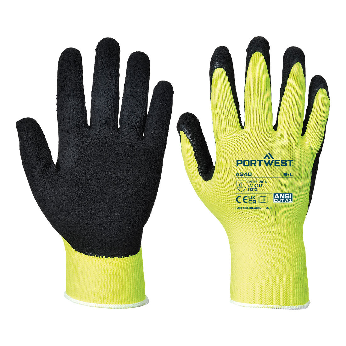 Warnschutz Grip-Handschuh - Arbeitschutz Warnschutz Grip-Handschuh - Arbeitschutz