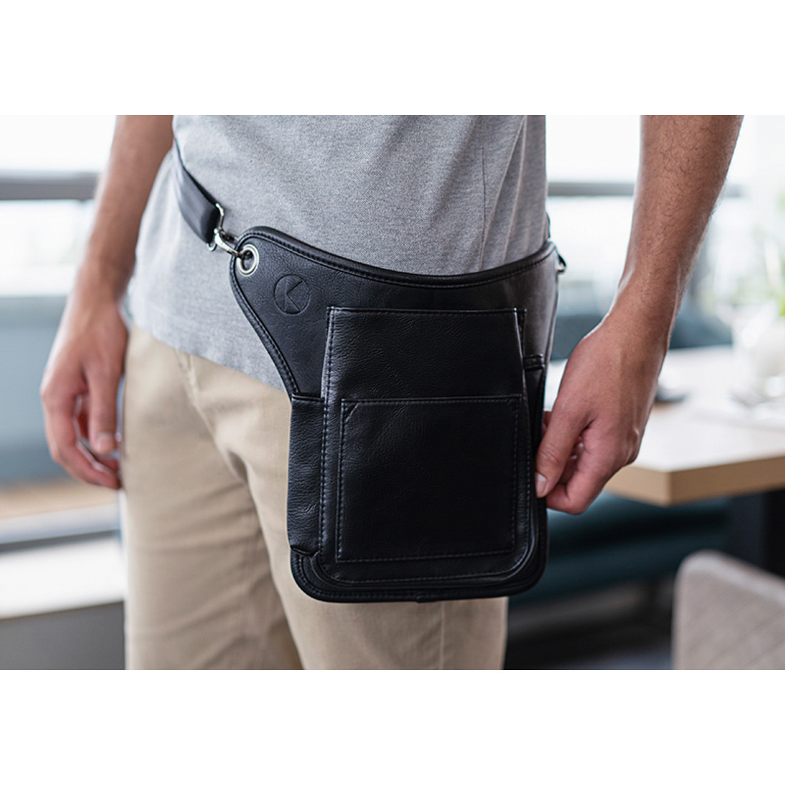 High-Capacity Waiters' Holster with Integrated Belt Harness - Safetywear
