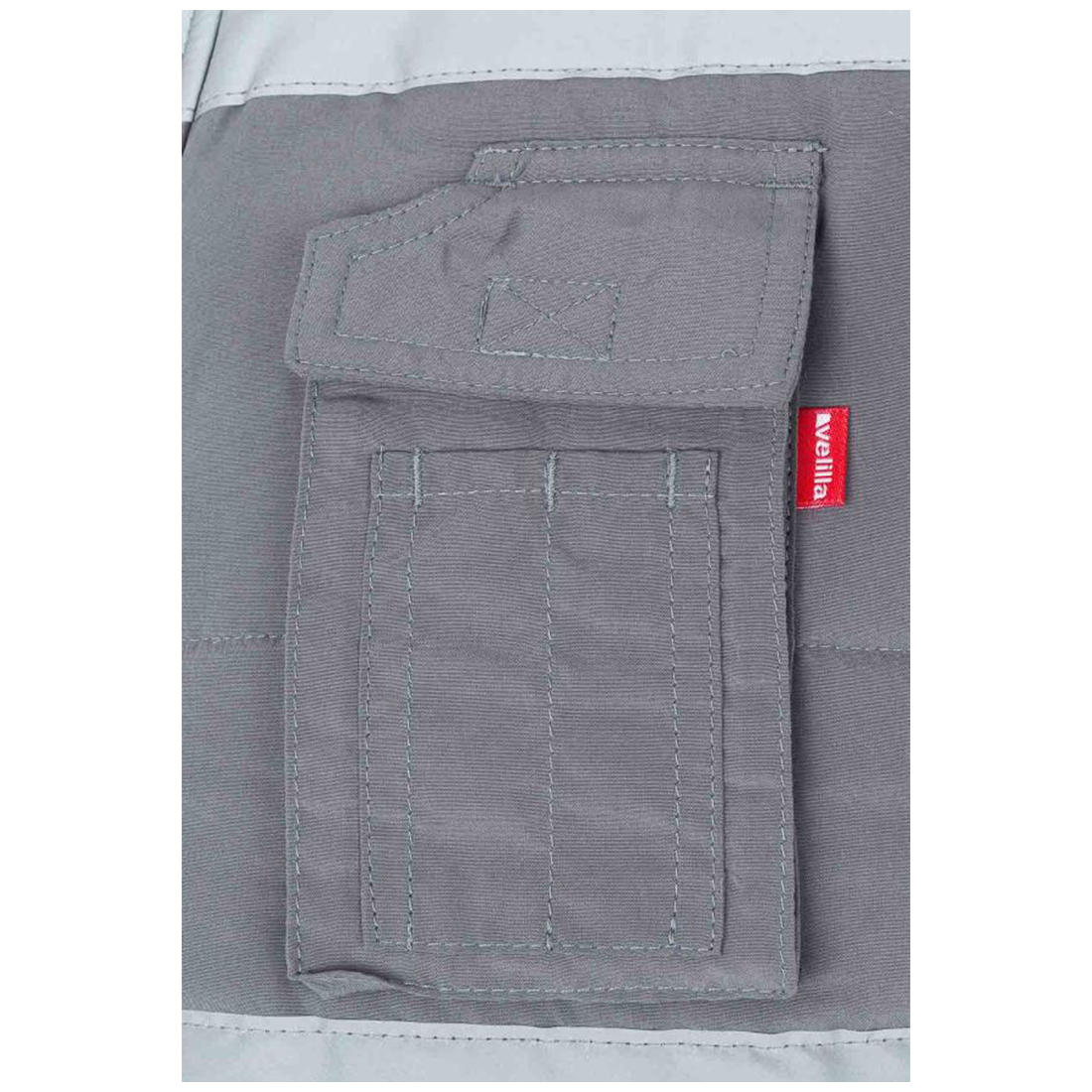 Vestă matlasată cu buzunare multiple și bandă reflectorizantă - Imbracaminte de protectie Vestă matlasată cu buzunare multiple și bandă reflectorizantă - Imbracaminte de protectie