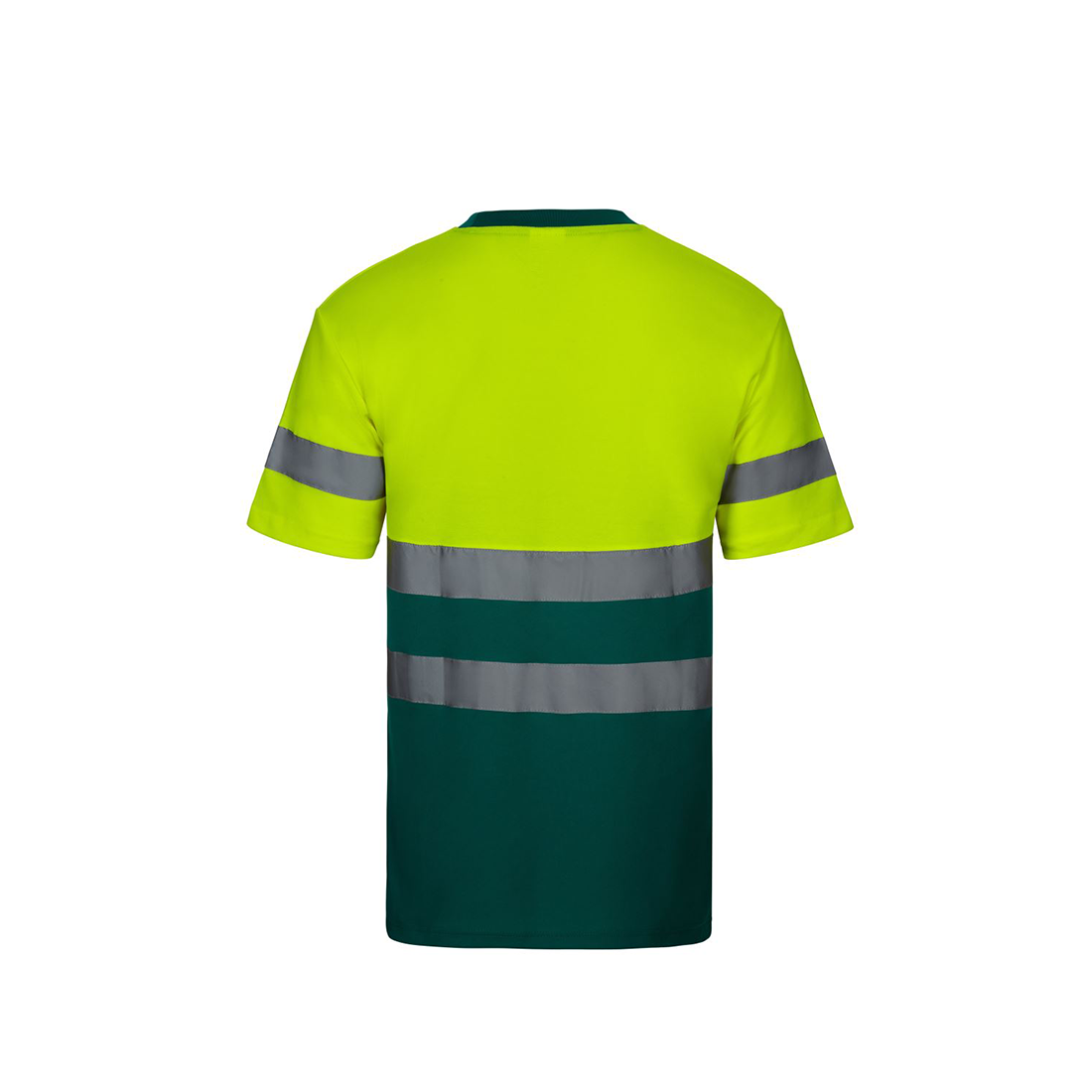 T-shirt en coton bicolore à manches courtes - Les vêtements de protection T-shirt en coton bicolore à manches courtes - Les vêtements de protection