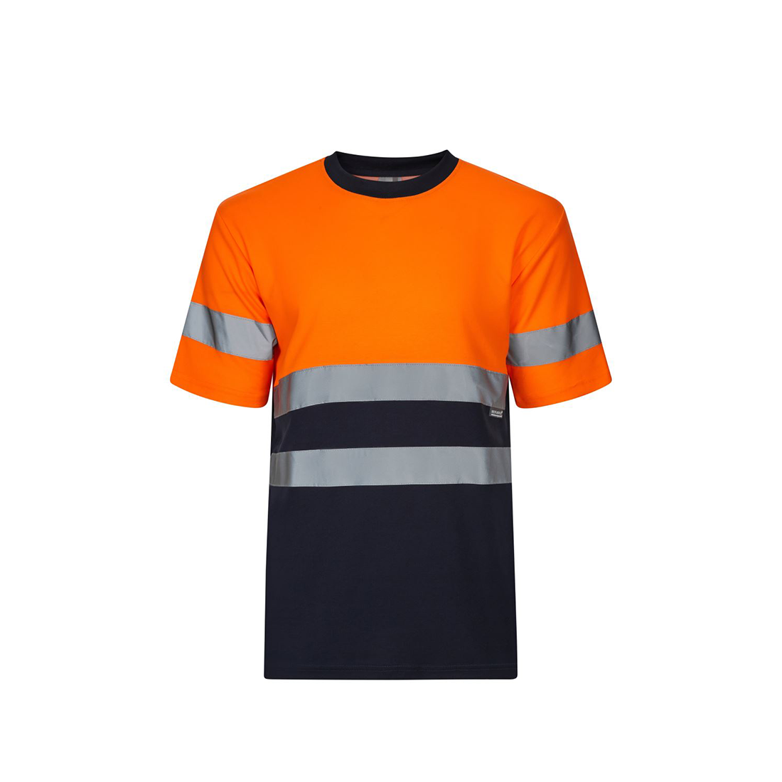 T-shirt en coton bicolore à manches courtes - Les vêtements de protection T-shirt en coton bicolore à manches courtes - Les vêtements de protection