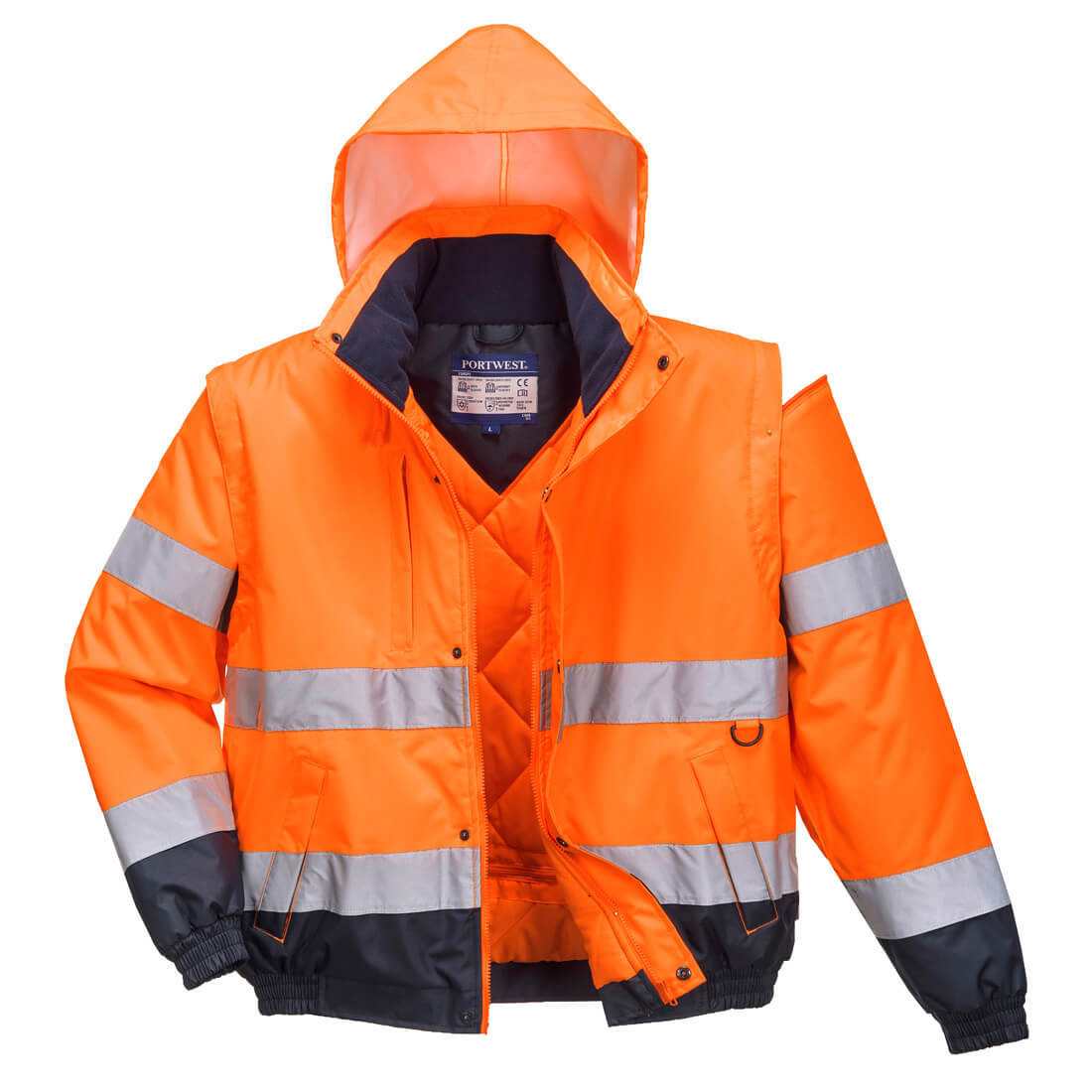 Jacheta 2in1 HiVis - Imbracaminte de protectie Jacheta 2in1 HiVis - Imbracaminte de protectie
