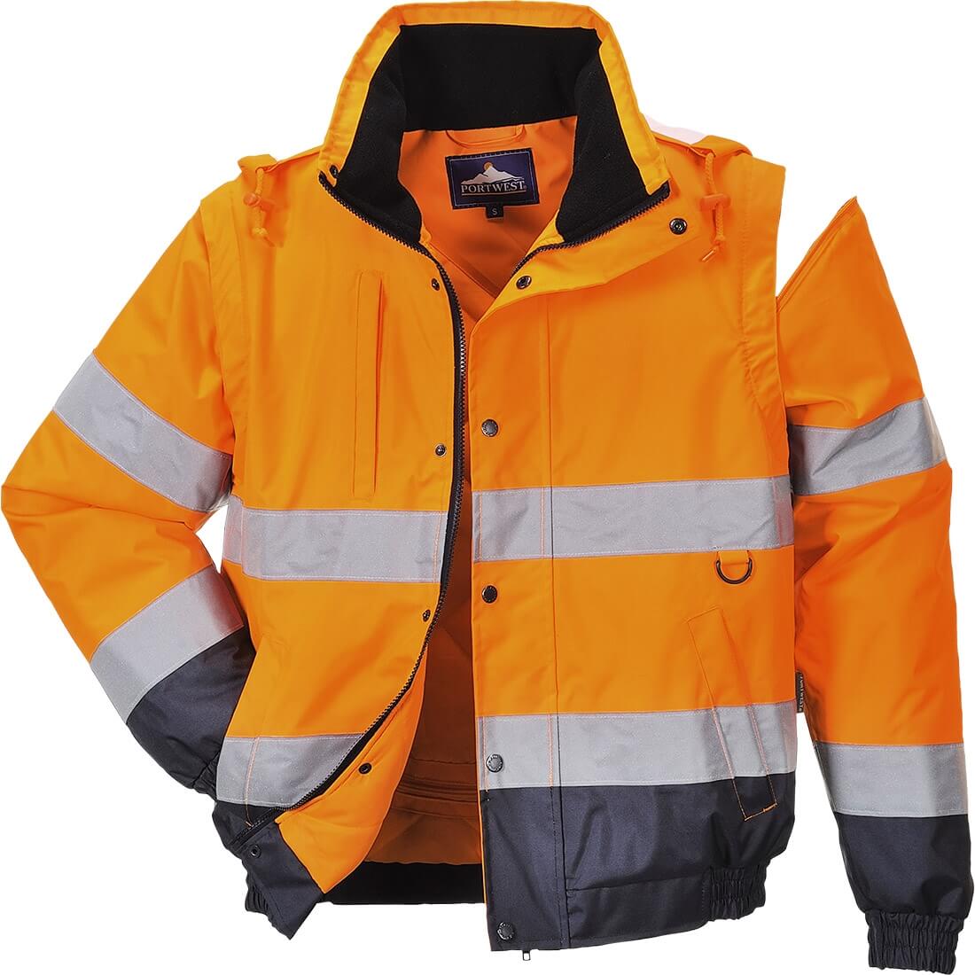Jacheta 2in1 HiVis - Imbracaminte de protectie Jacheta 2in1 HiVis - Imbracaminte de protectie