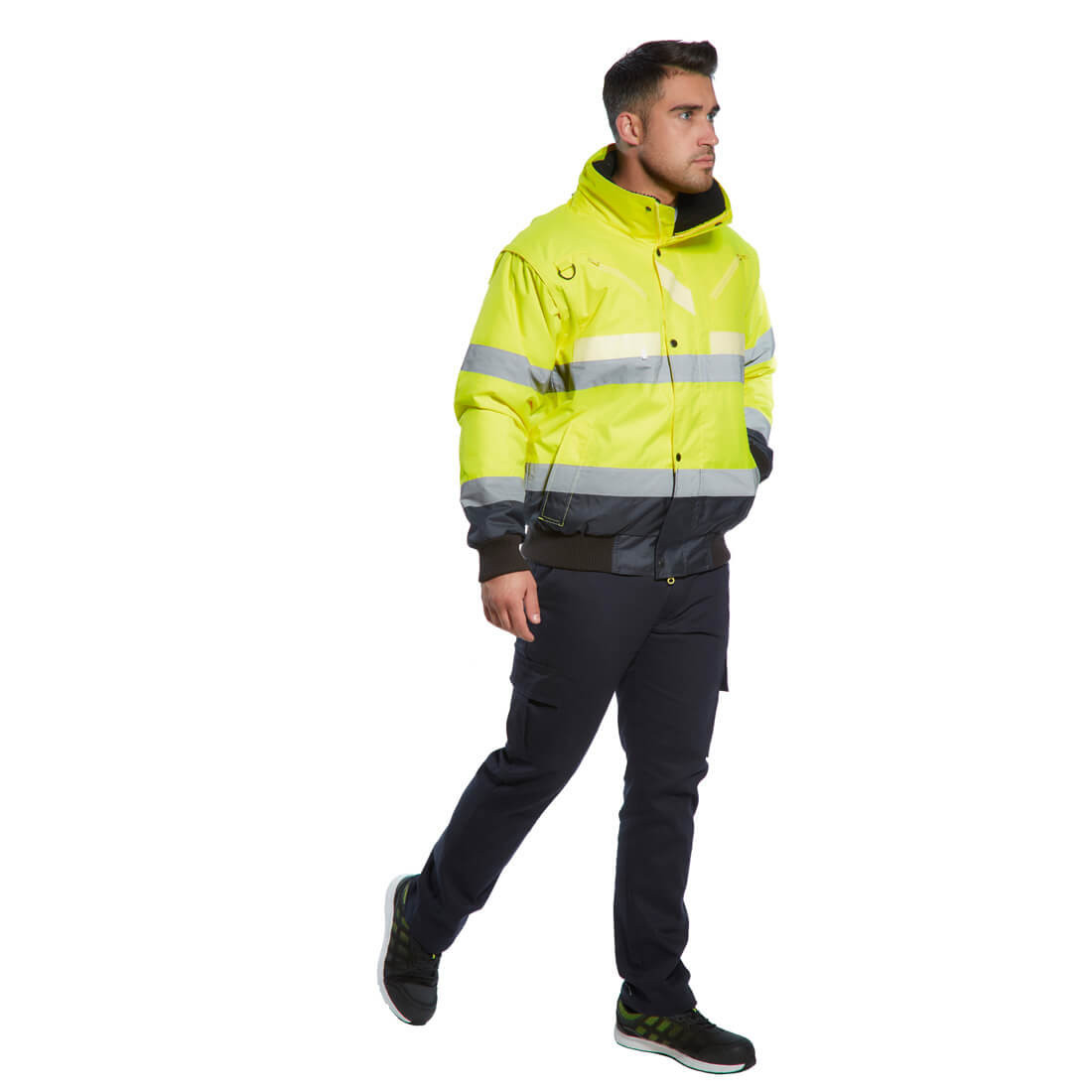 Glowtex™ 3-in-1 Pilotjacke - Arbeitskleidung