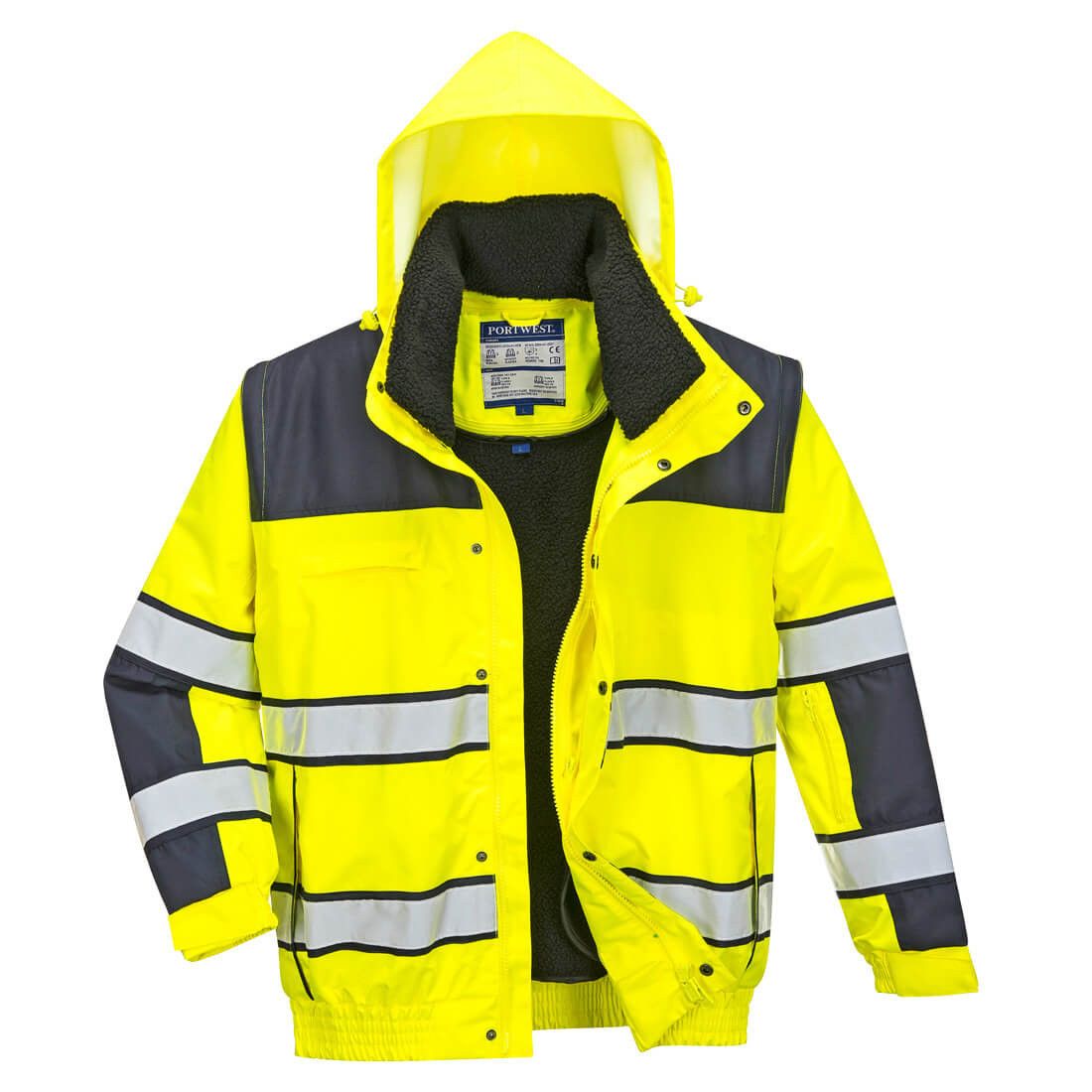 Jacheta Bomber Clasica HiVis 3in1 - Imbracaminte de protectie