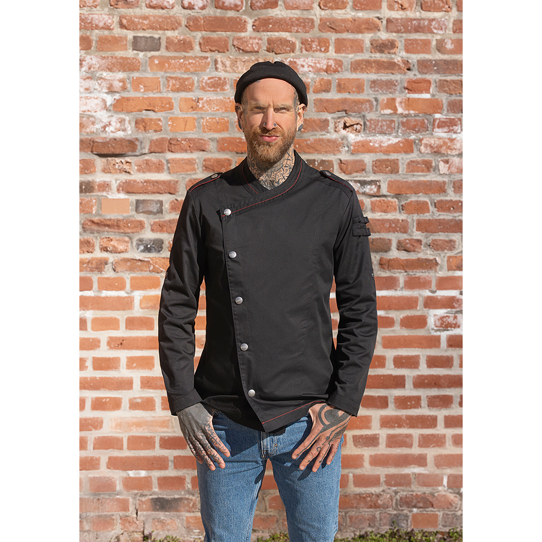Giacca da cuoco da uomo a maniche lunghe ROCK CHEF®-Stage 2 - Abbigliamento di protezione Giacca da cuoco da uomo a maniche lunghe ROCK CHEF®-Stage 2 - Abbigliamento di protezione