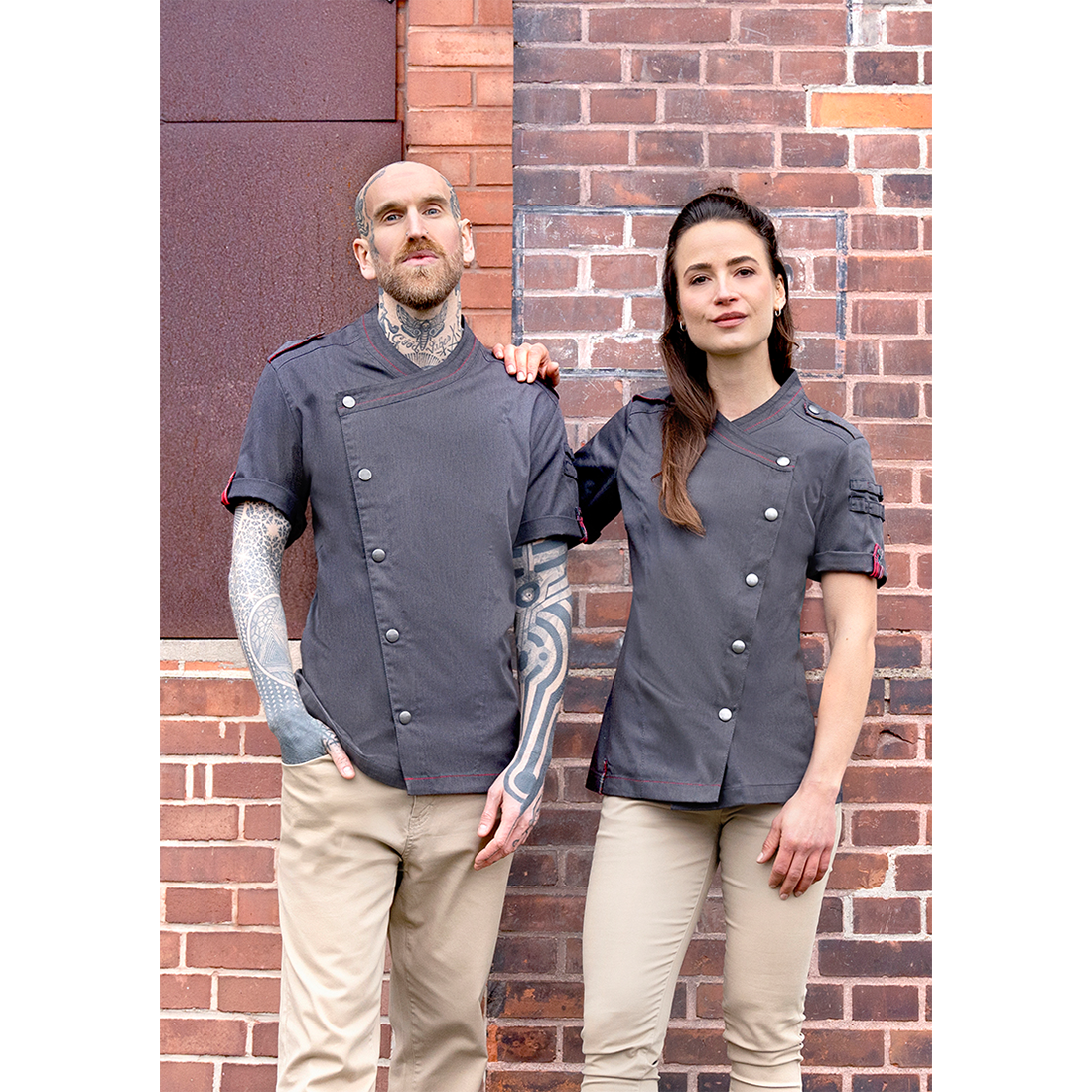 Jachetă bucatar damă Denim Style, ROCK CHEF® Stage2 M/S - Imbracaminte de protectie Jachetă bucatar damă Denim Style, ROCK CHEF® Stage2 M/S - Imbracaminte de protectie