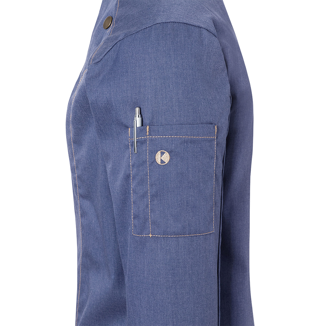 Ladies' Chef Jacket Jeans-Style - Safetywear