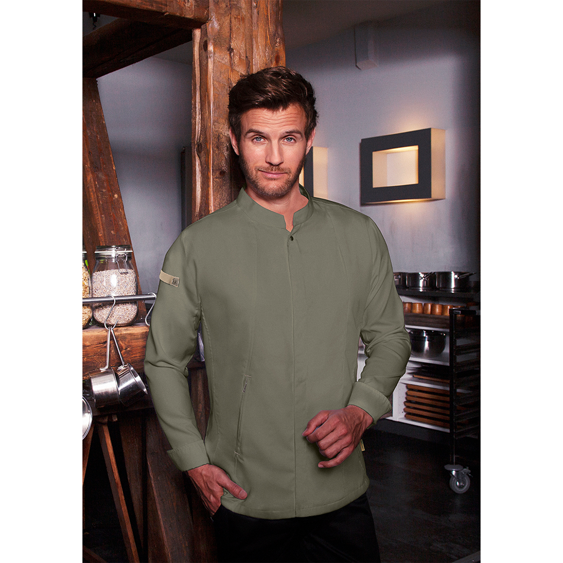 Tunica bucatar Green-Generation, cu maneca lunga - Imbracaminte de protectie