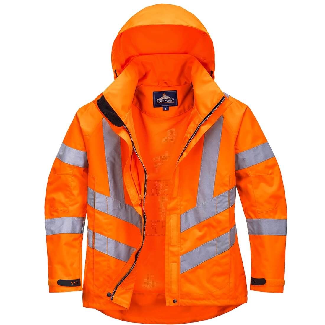Ladies Hi-Vis Breathable Jacket - Safetywear