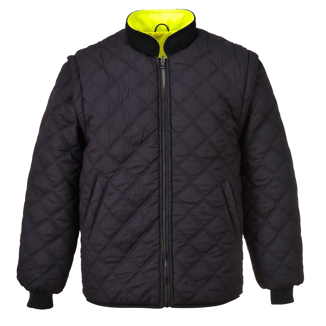 Hi-Vis 7-in-1 Contrast Traffic Jacket - Safetywear