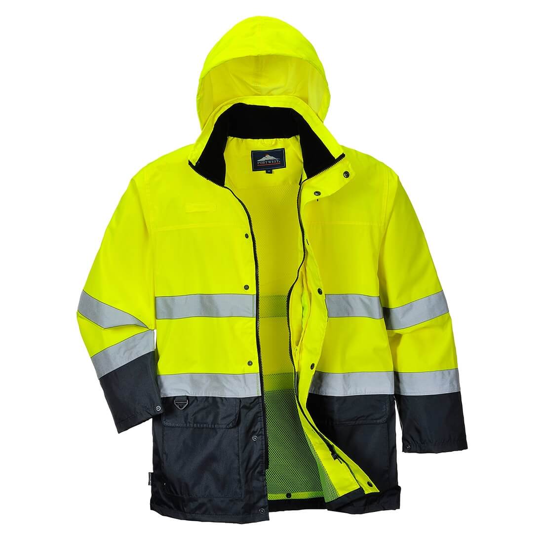 Veste de pluie HV bicolore - Les vêtements de protection