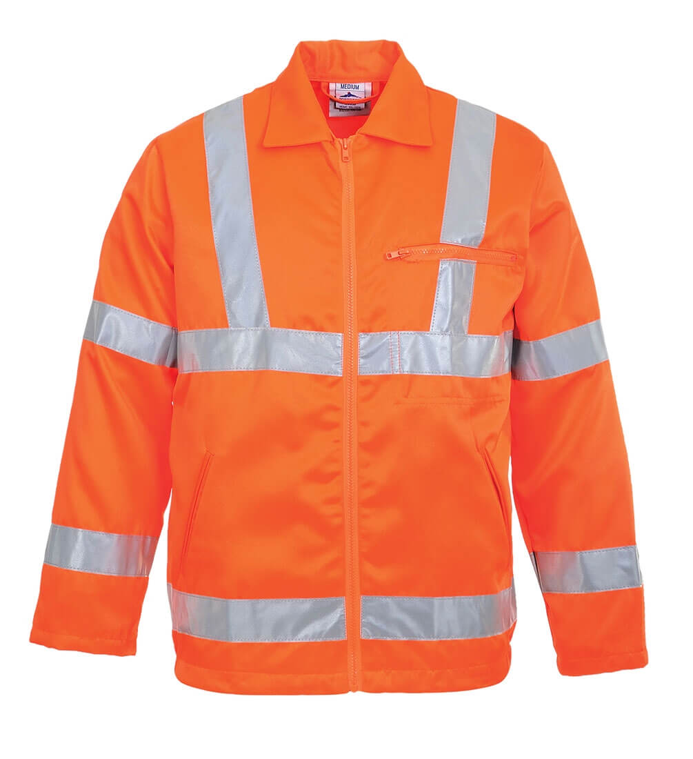 Hi-Vis Poly-cotton Jacket GO/RT - Safetywear