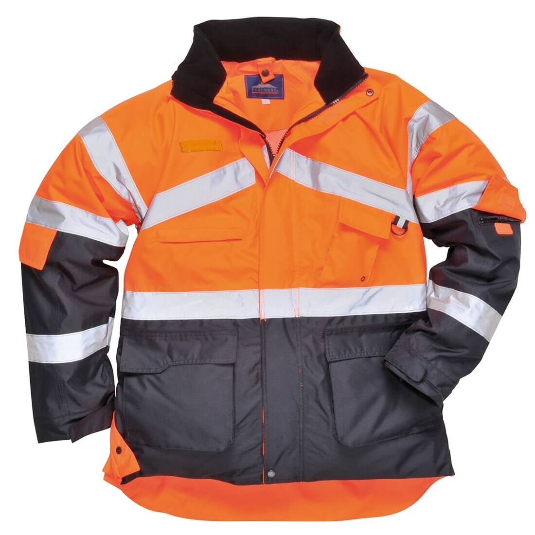 2-farbige atmungsaktive Warnschutzjacke - Arbeitskleidung