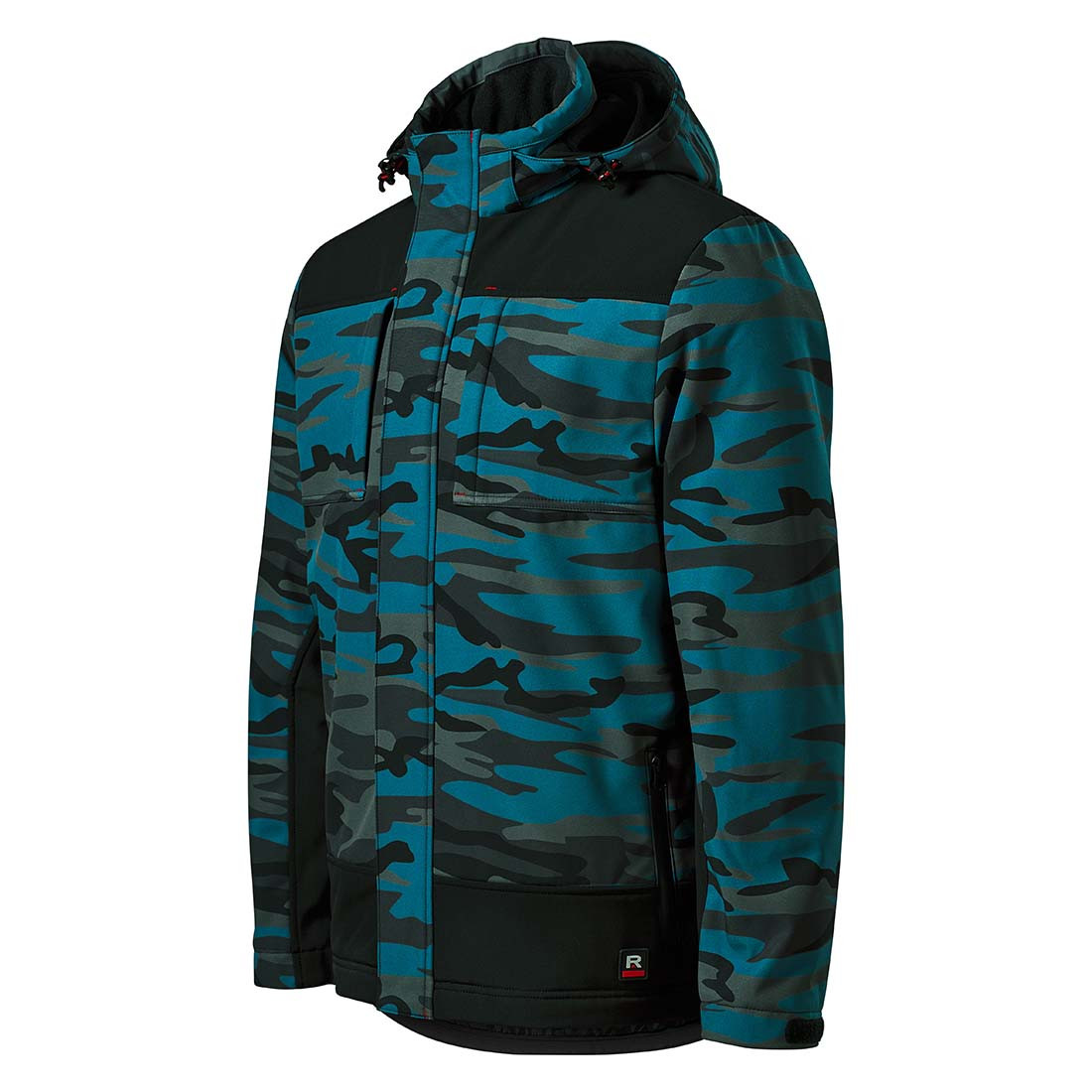 VERTEX CAMO Chaqueta softshell de invierno para hombre - Ropa de protección