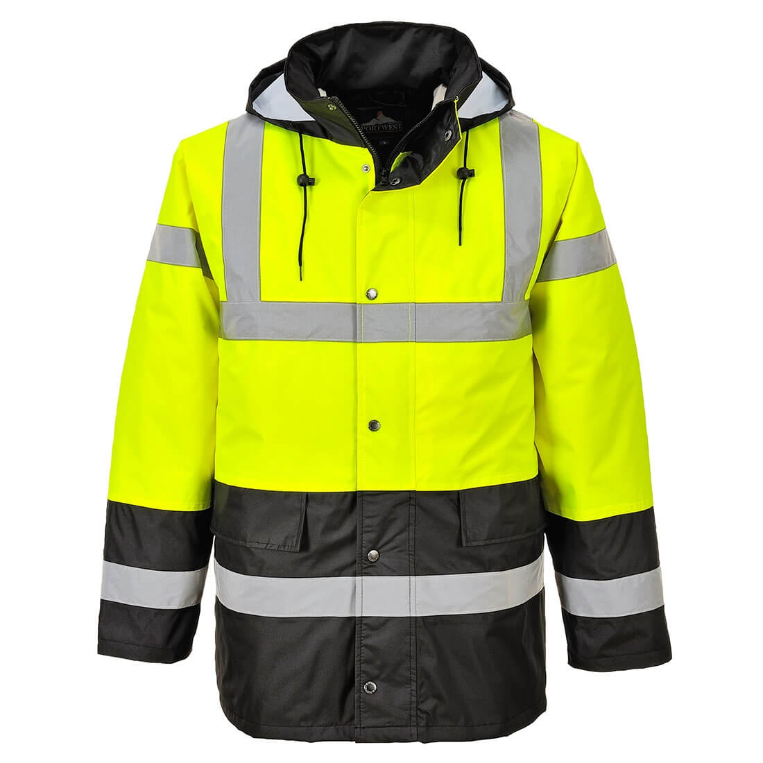 Hi-Vis Contrast Traffic Jacket - Safetywear