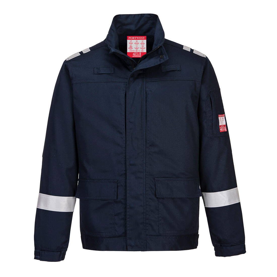 Bizflame Plus Lightweight Stretch Panelled Jacket - Safetywear