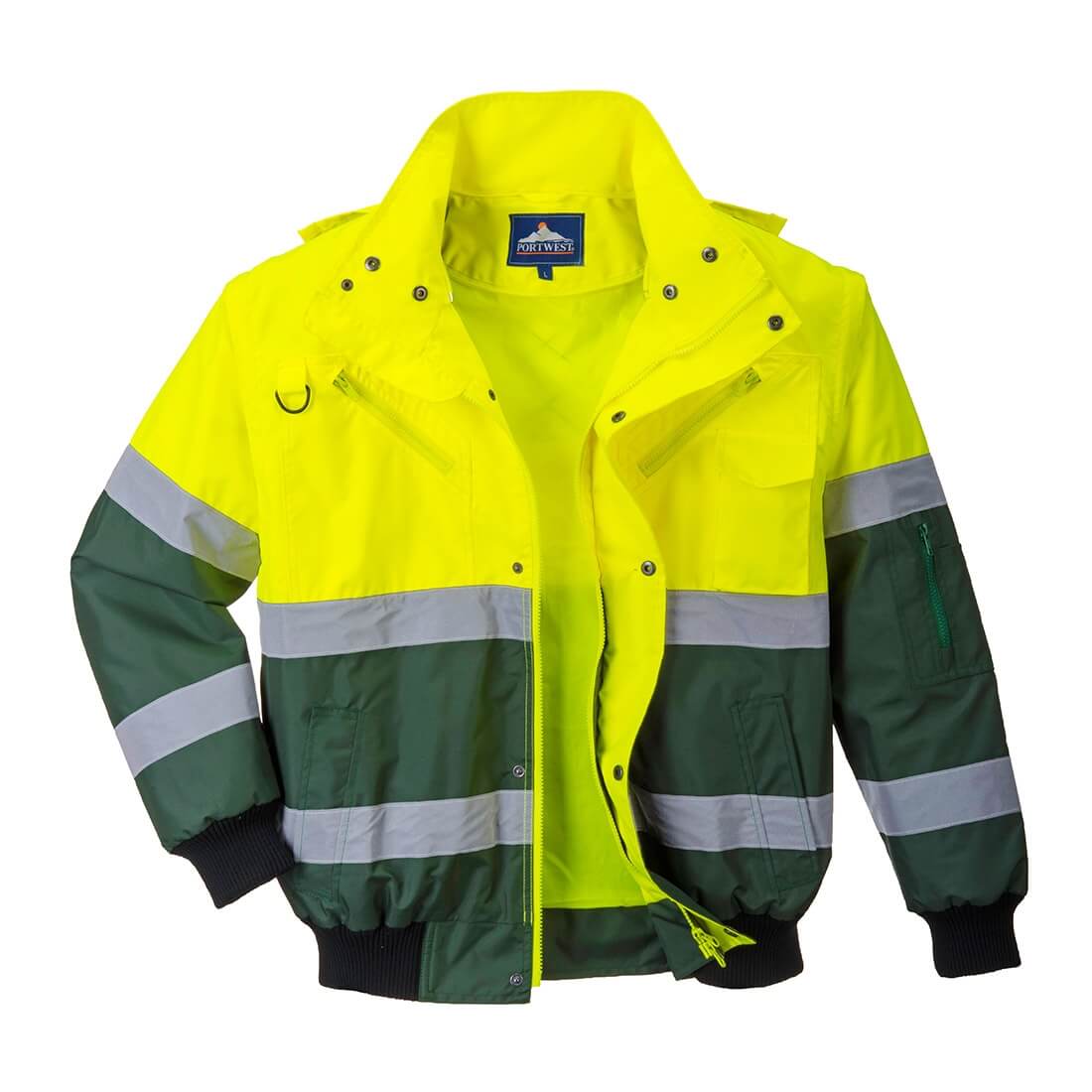 X Hi-Vis Bomber Jacket - Safetywear