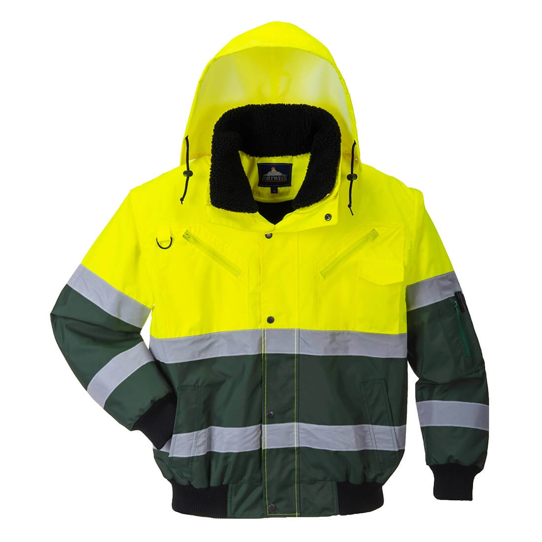 X Hi-Vis Bomber Jacket - Safetywear