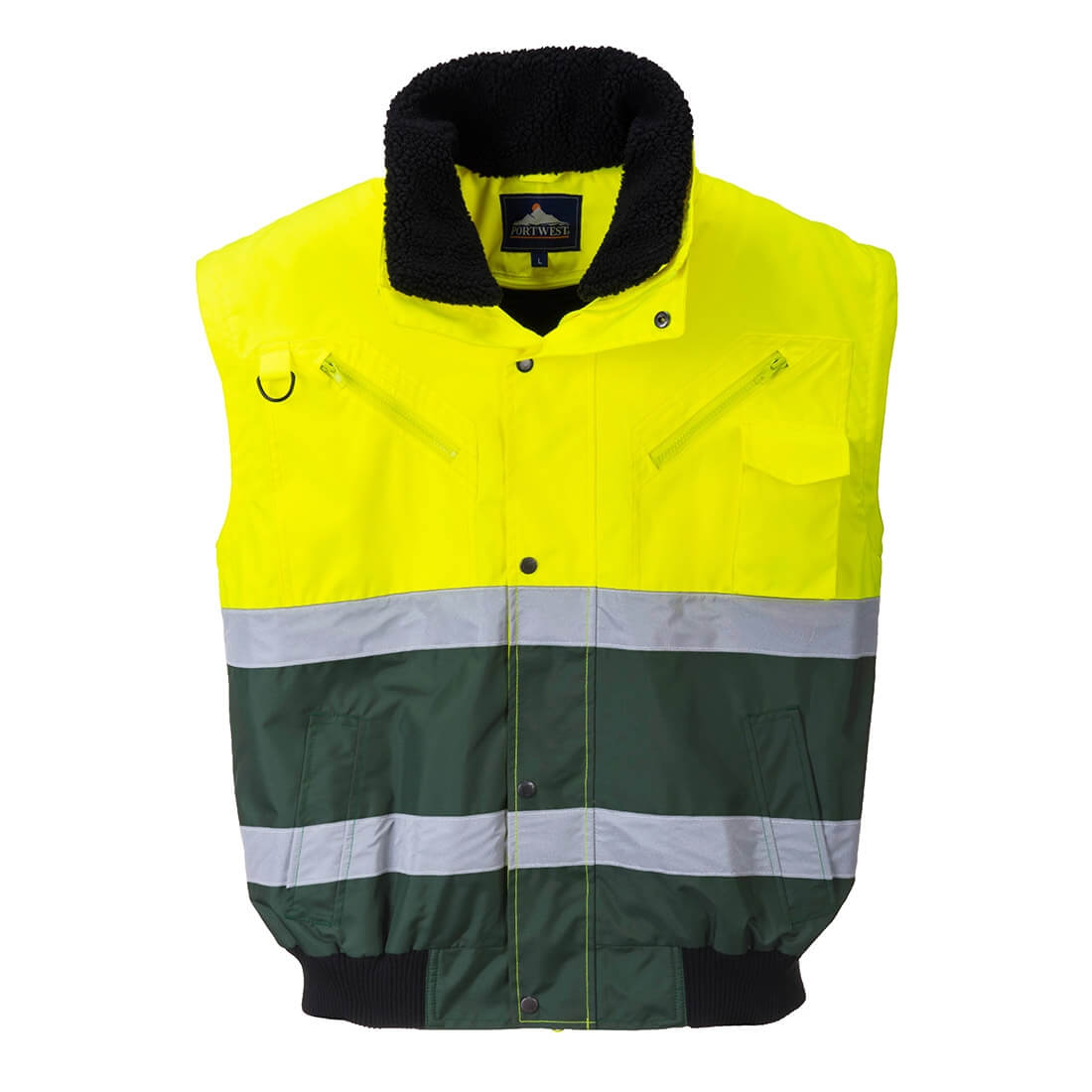 X Hi-Vis Bomber Jacket - Safetywear