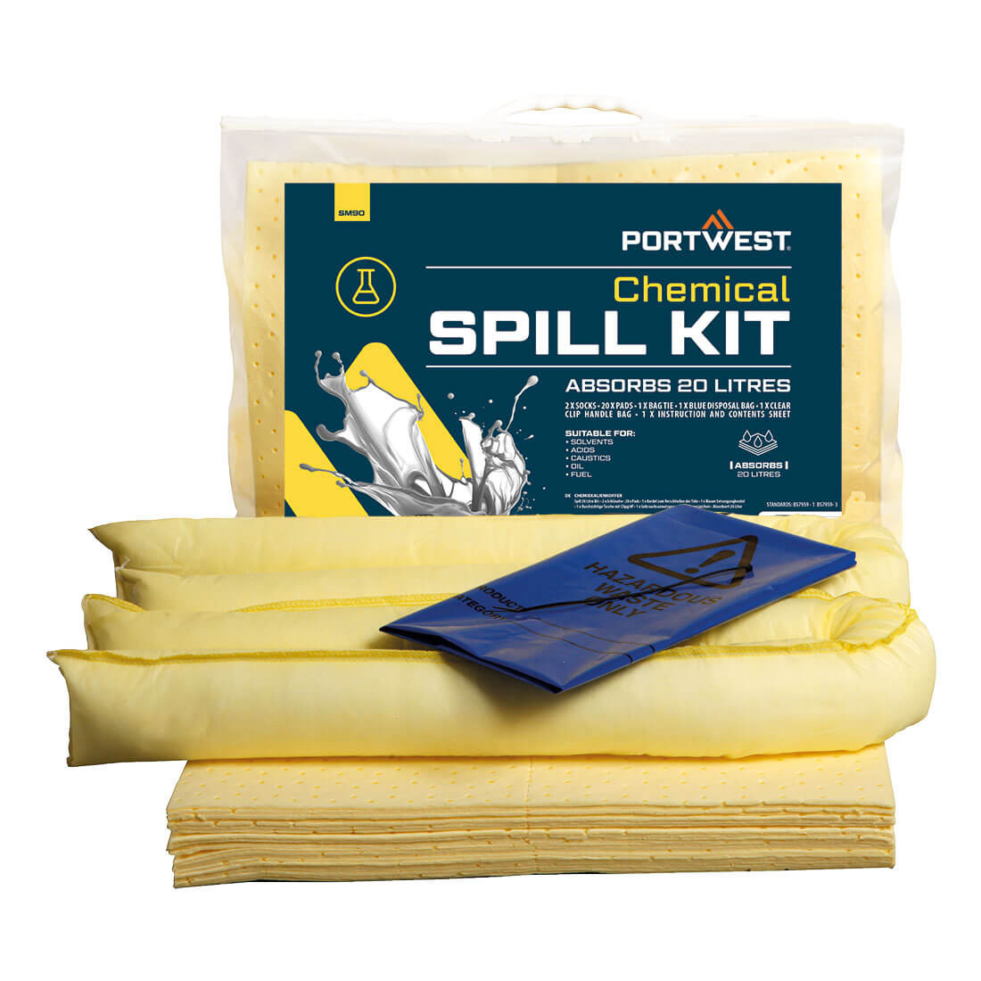 Kit PW Spill Chemical 20 litros - Técnicos Kit PW Spill Chemical 20 litros - Técnicos