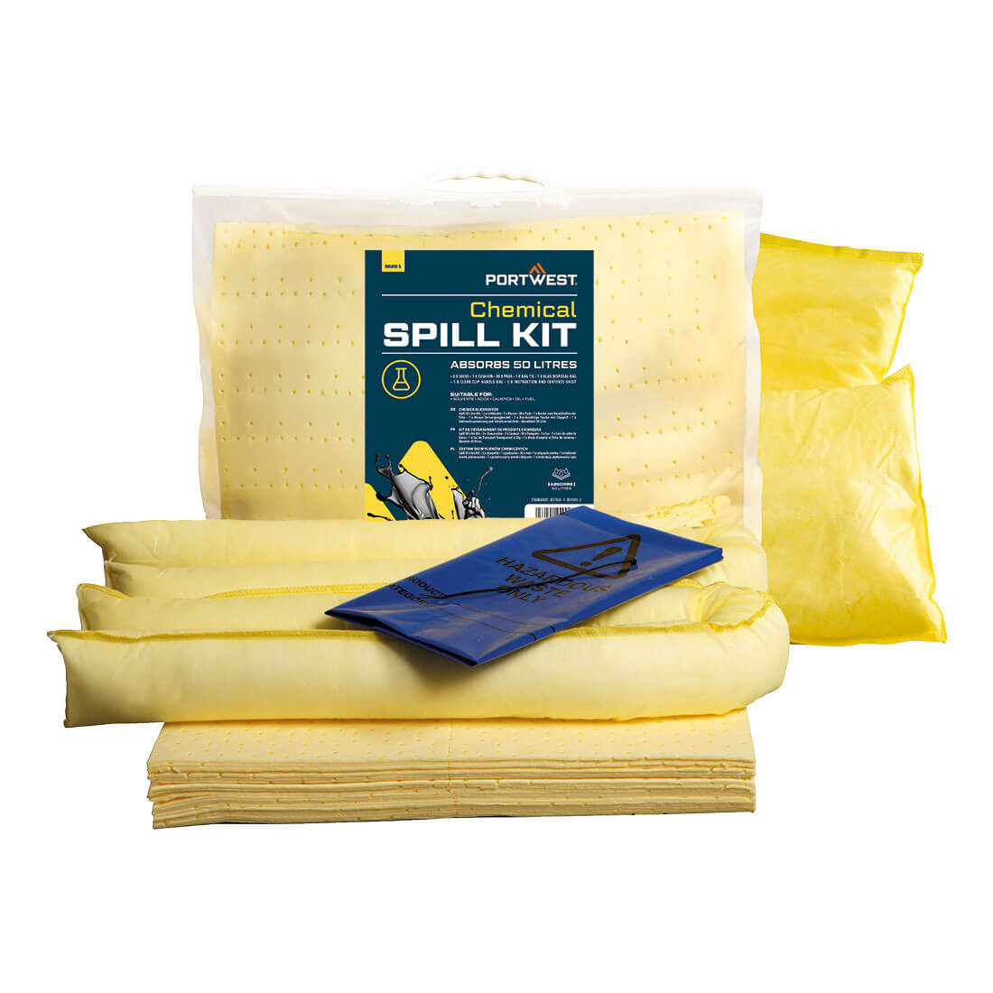 Kit PW Spill Chemical 50 litros - Técnicos Kit PW Spill Chemical 50 litros - Técnicos