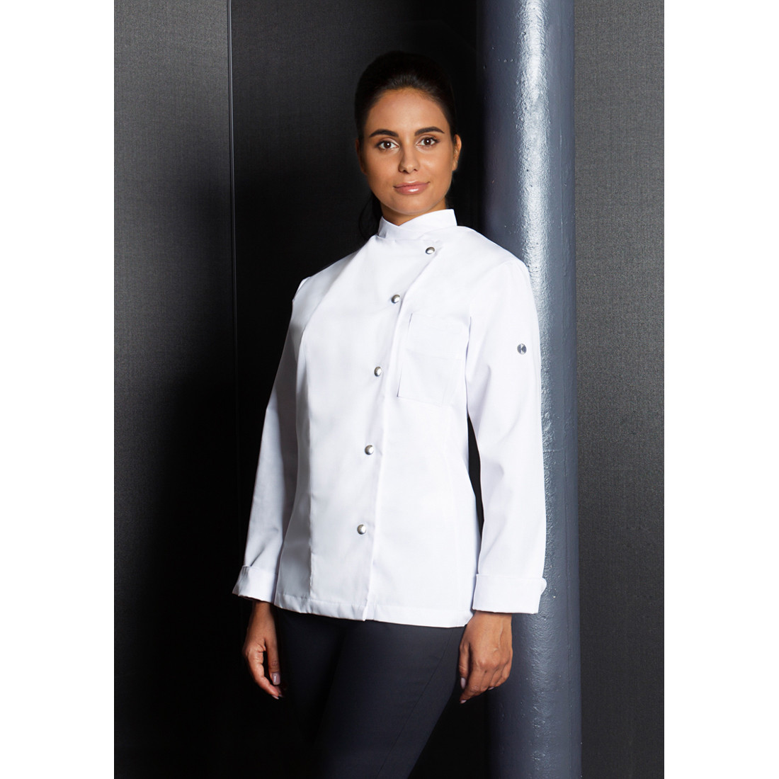 Chaqueta de cocinero para mujeres Larissa - Ropa de protección