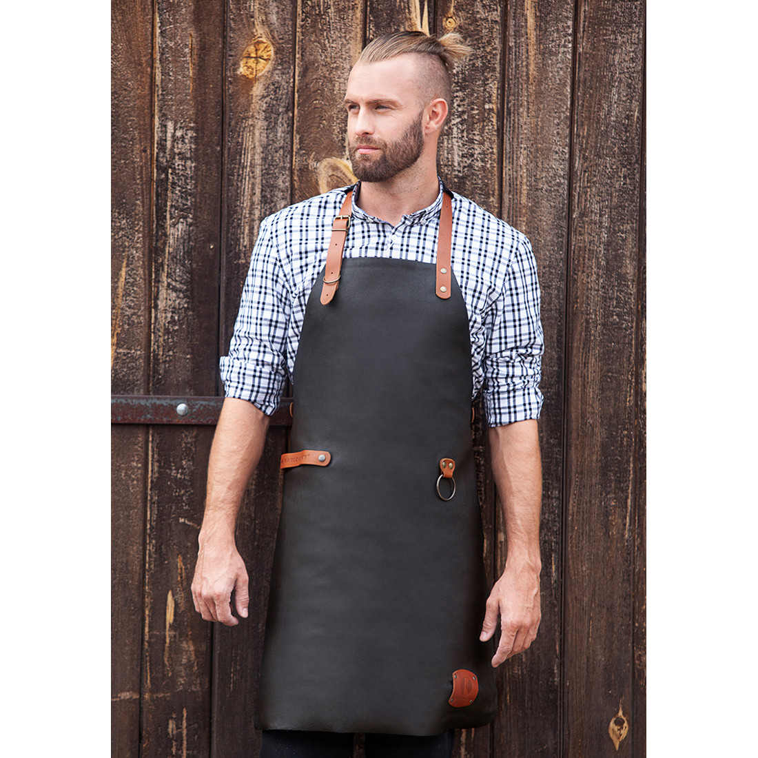 Sort cu pieptar din piele - Imbracaminte de protectie Sort cu pieptar din piele - Imbracaminte de protectie