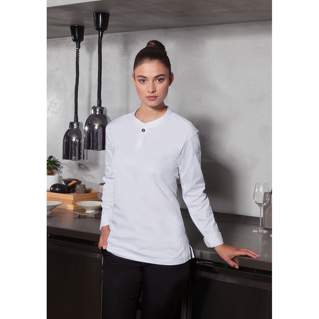 Long-Sleeve Ladies' Work Shirt Performance - Safetywear