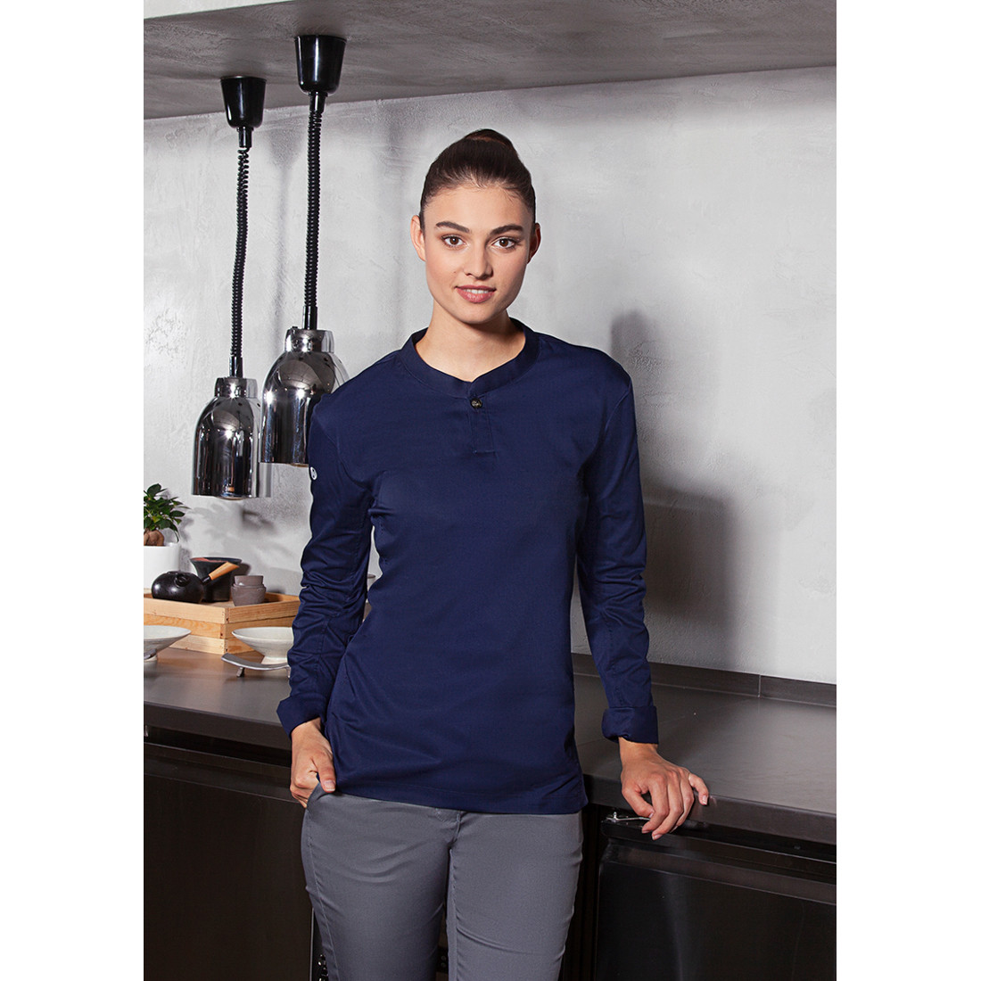 Long-Sleeve Ladies' Work Shirt Performance - Safetywear