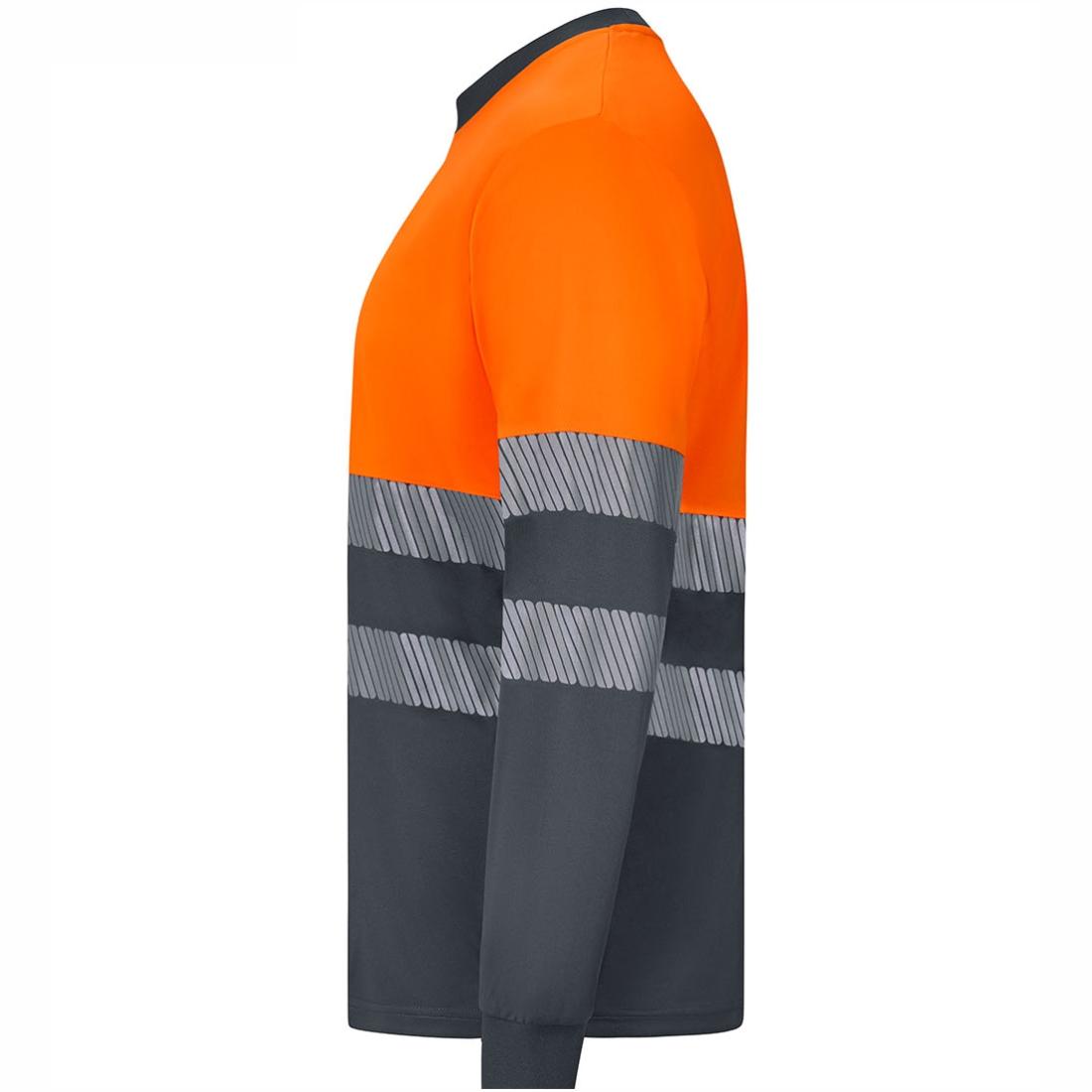 Tricou HiVis bicolor din poliester reciclat cu benzi segmentate - Imbracaminte de protectie