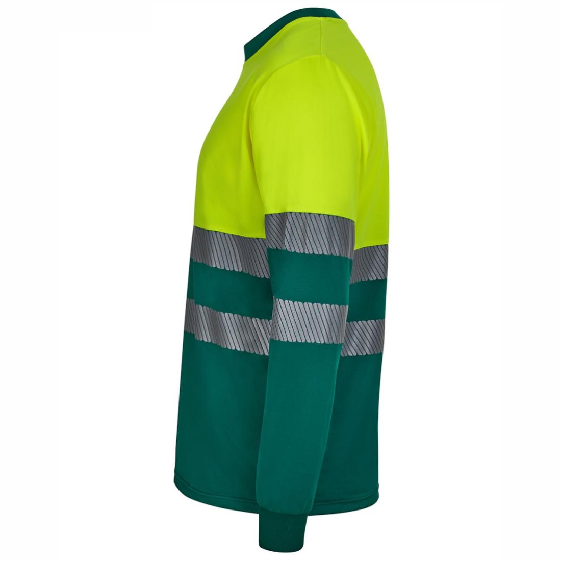 Tricou HiVis bicolor din poliester reciclat cu benzi segmentate - Imbracaminte de protectie