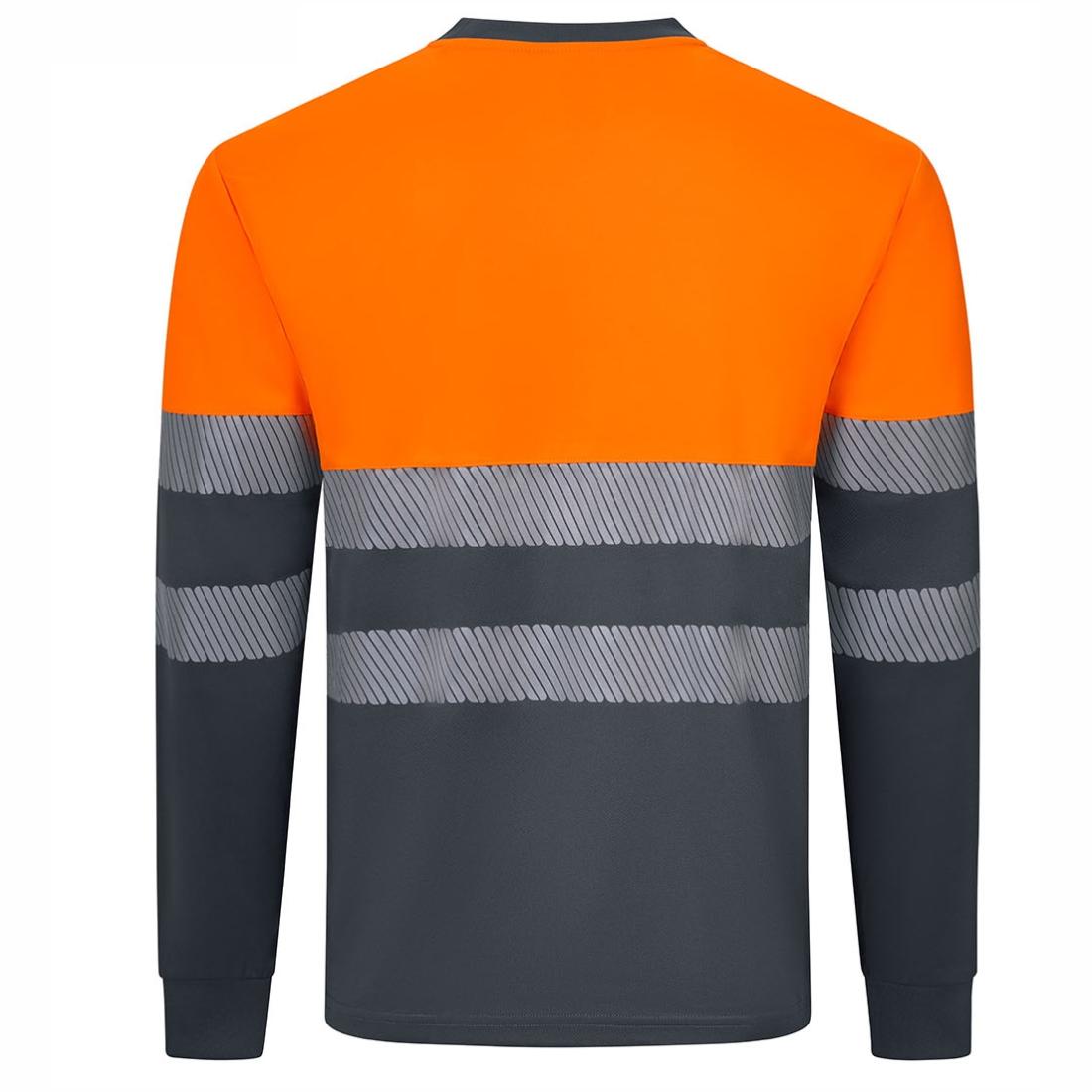 Tricou HiVis bicolor din poliester reciclat cu benzi segmentate - Imbracaminte de protectie