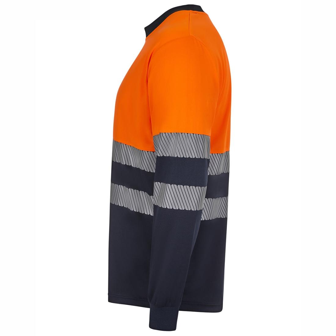 Tricou HiVis bicolor din poliester reciclat cu benzi segmentate - Imbracaminte de protectie