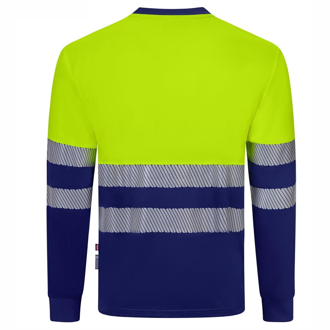 Tricou HiVis bicolor din poliester reciclat cu benzi segmentate - Imbracaminte de protectie