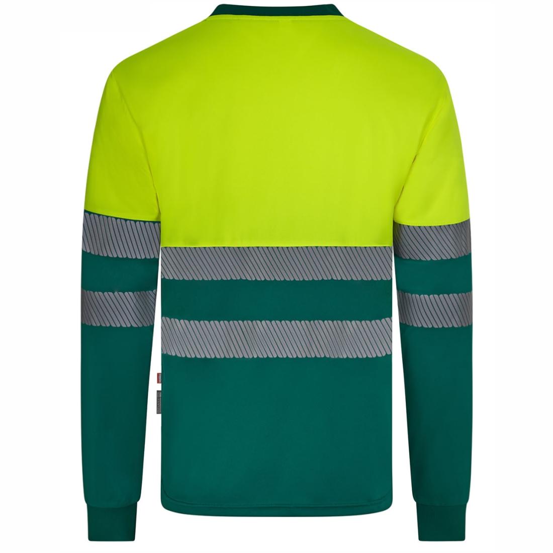 Tricou HiVis bicolor din poliester reciclat cu benzi segmentate - Imbracaminte de protectie